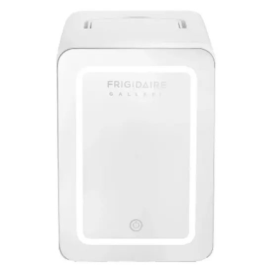 Frigidaire Gallery&reg; 9-Can Lighted Mirror Beauty Fridge, White image {6}