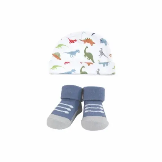 Hudson Baby Infant Boy Layette Boxed Giftset, Dino, 0-6 Months image {4}