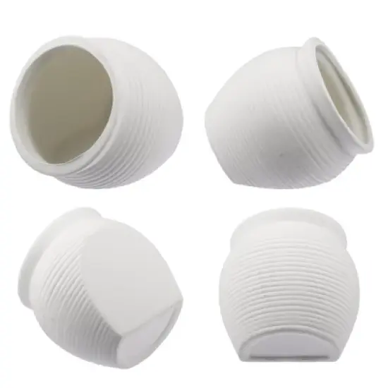 Unique Bargains Ceramic Aquarium Hideaway Rock Cave Fish Tank Decoration White 4"x3.7" image {6}