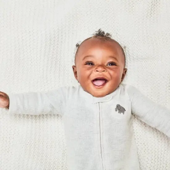 Carter's Just One You&reg; Baby 4pc Llama Pajama Set - White/Gray image {6}