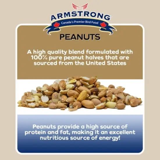 Armstrong Wild Bird Food Peanut Halves image {3}