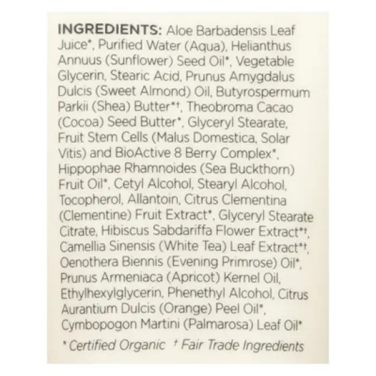 Andalou Naturals Clementine Shea Butter and Cocoa Butter Hand Cream - 3.4 fz image {4}