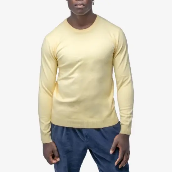 X RAY Men's Crew Neck Sweater Slim Fit Midweight Knit Pullover for Casual Dressy Wear (Big & Tall Available) image {4}