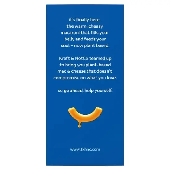 Kraft NotCo Original Flavor Plant Based Mac & Cheese - 6oz image {8}