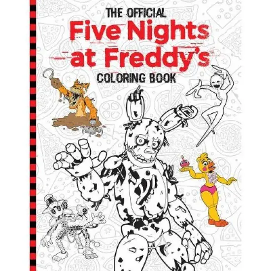 Official Five Nights at Freddy's Coloring Book - by  Scott Cawthon (Paperback) image {1}