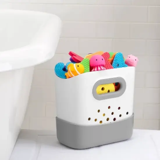 OXO Tot Stand Up Bath Toy Bin image {2}