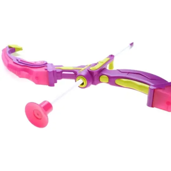 Insten Bow and Arrow Playset with Lights, Arrows, Quiver & Target, Toys for Kids, Pink image {6}