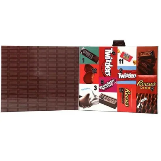 Bioworld Hershey's Men's 12 Delicious Days of Socks Crew and Ankle Adult Box Set Multicoloured image {5}