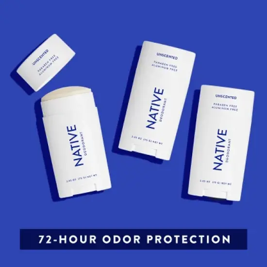 Native Deodorant - Unscented - 2.65oz image {4}