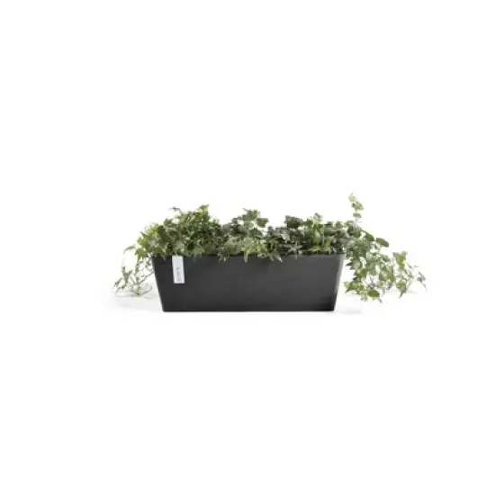 Ecopots Bruges Durable Modern Rectangular Indoor/Outdoor Recycled-Based Composite Flower Pot Planter image {4}