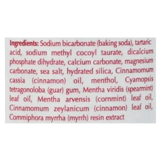 Eco-Dent Cinnamon Baking Soda Toothpowder - 2 oz image {2}