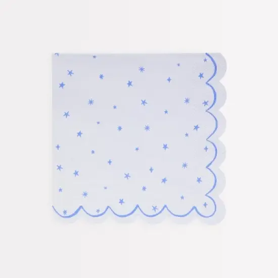 Meri Meri Star Pattern Large Napkins (Pack of 16) image {5}