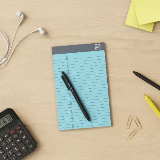 TRU RED Notepads 5" x 8" Narrow Ruled Pastels 50 Sheets/Pad TR57356 image {7}