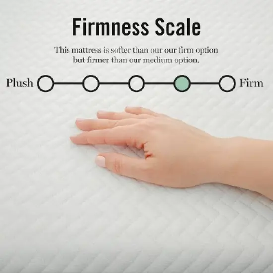 Martha Stewart SleepComplete 12 Inch Medium Firm Triple-Action Cooling Gel Memory Foam Mattress with Soft Breathable CoolWeave Jacquard Quilted Top image {12}