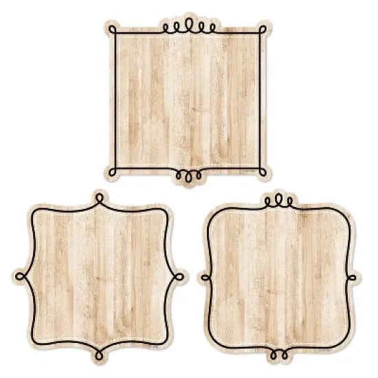 Creative Teaching Press&reg; Core Decor Loop-de-Loop on Wood 6" Designer Cut-Outs, Pack of 36 image {5}
