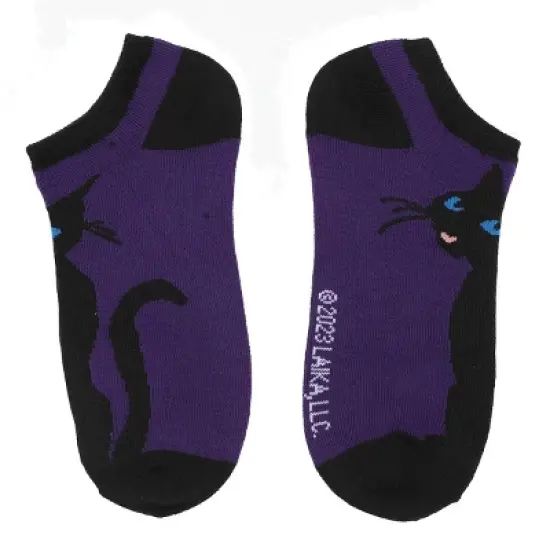 Coraline Main Characters 5-Pair Women's Ankle Socks image {4}