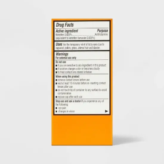 Eye Itch Relief Drops - 0.17 fl oz - up&up&trade; image {2}