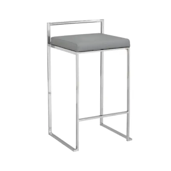 25.25" Lillian Upholstered Counter Height Barstool - Carolina Chair & Table image {7}
