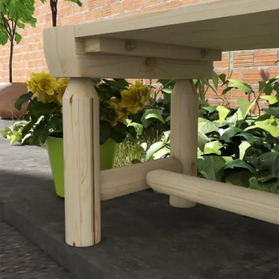 MOEPISY Semicircular Round Outdoor Tree Bench image {7}