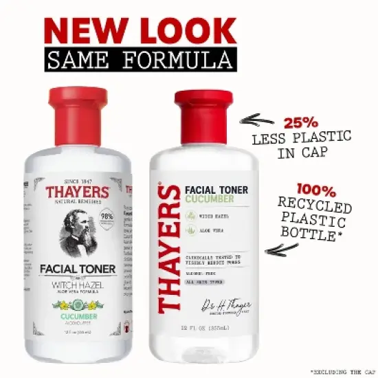 Thayers Natural Remedies Witch Hazel Alcohol Free Toner with Cucumber image {2}
