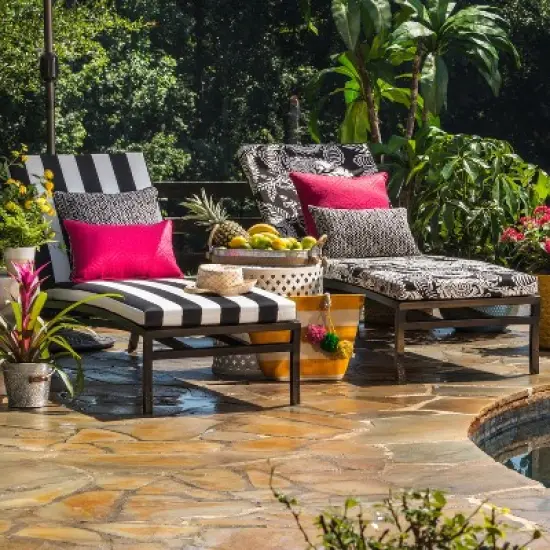 Outdoor/Indoor Rectangular Throw Pillow Set of 2 - Pillow Perfect image {2}