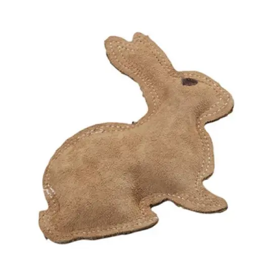 Spot Dura-Fused Leather Rabbit Dog Toy image {2}