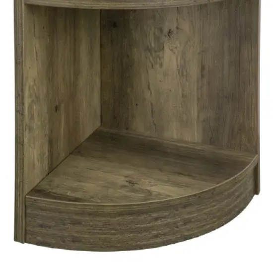 FC Design 5 Tier Corner Bookcase Wooden Display Shelf Storage Rack Multipurpose Shelving Unit image {6}