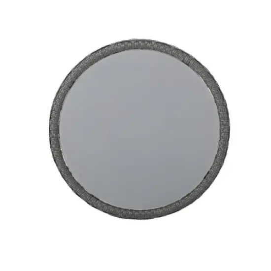 Christopher Knight Home Gulley Outdoor Wicker 3 Piece Chat Set with Cushion, White/Black image {8}