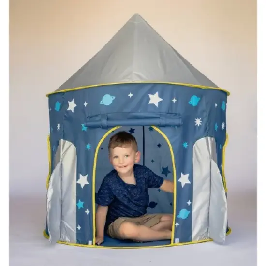 Chuckle & Roar Spaceship Pop-Up Kids' Play Tent image {4}