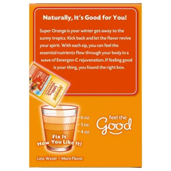 Emergen-C Winter Escapes Vitamin Powder - Super Orange - 30ct image {4}