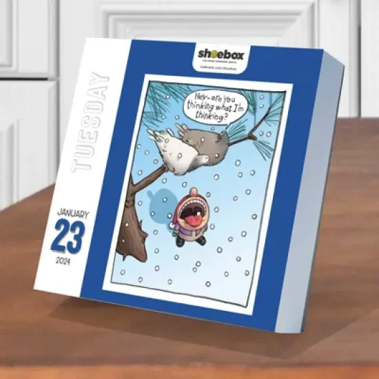 TF Publishing 2024 Daily Desktop Calendar 5.25"x5.25" Shoebox image {2}