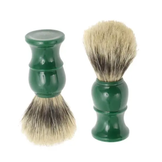Unique Bargains Durable Shaving Brush 3.74"x1.3" Green 1 Pc image {3}