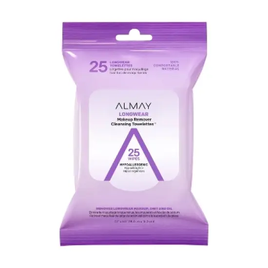 Almay Longwear Makeup Remover Cleansing Towelettes - 25ct image {7}