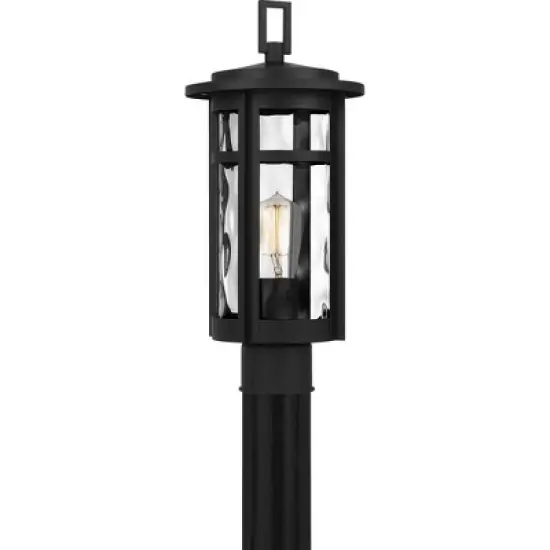 Quoizel Lighting Uma 1 - Light Post Light in  Matte Black image {1}