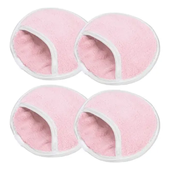 Unique Bargains Cleansing Daily Face Wash Sponges Exfoliating Fingers Glove 4 Pcs image {8}
