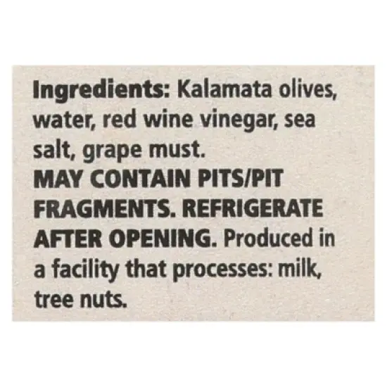 Divina Organic Pitted Kalamata Olives - Case of 6/6 oz image {6}