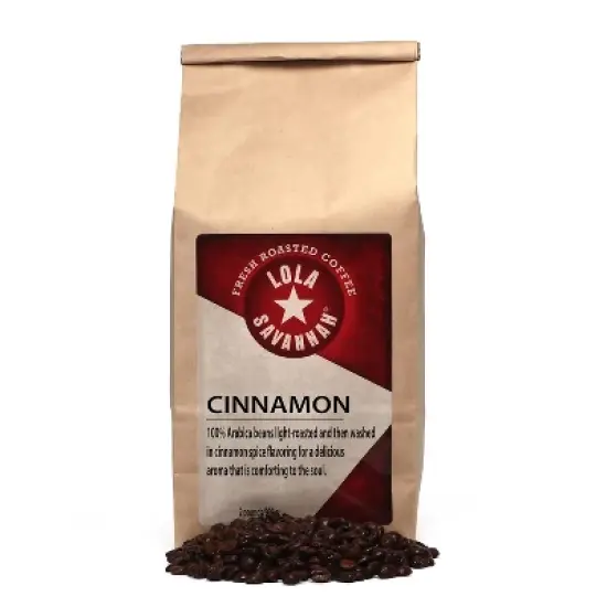 Lola Savannah Cinnamon Whole Bean Caffeinated Coffee - 32oz image {9}