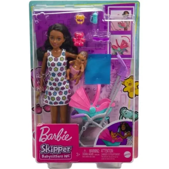 Barbie Skipper Babysitters Inc. Playset - Curly Brunette Hair image {5}