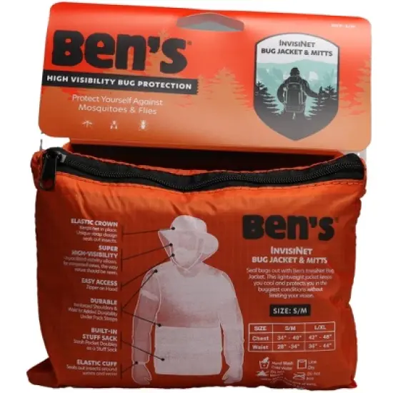 Ben's InvisiNet Bug Jacket and Mitts image {8}