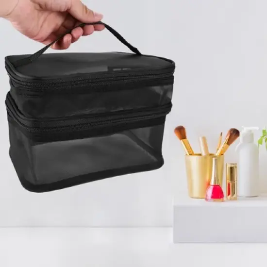 Unique Bargains Travel Waterproof Polyester Makeup Bags and Organizers image {5}