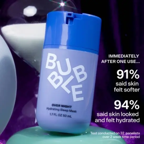 Bubble Skincare Over Night Hydrating Sleep Mask - 1.7 fl oz image {2}
