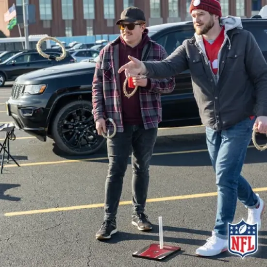 NFL Tampa Bay Buccaneers Solid Wood Quoits Toss Game image {7}