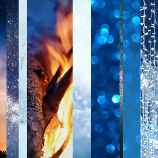 Glade PlugIns Scented Oil Air Freshener - Fall Night Long & Starlight & Snowflakes - 4.69oz/7pk image {1}