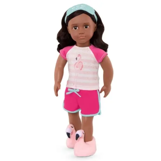 Our Generation Sleepover Pajama Outfit for 18" Dolls - Flamingo Dreaming image {3}