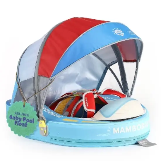 Mambobaby Sunny Navigator Baby Pool Float with Canopy image {14}
