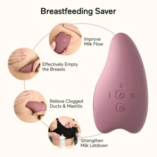 Momcozy Lactation Massager A1 Single - Pink image {3}
