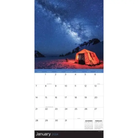 TF Publishing 2024 Wall Calendar 12"x12" Stargazing image {1}