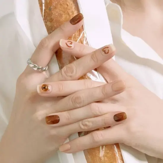 Ohora Gel Nail Art Gem Line - Caramel Bear - 30ct image {4}