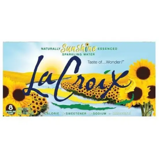 LaCroix Sunshine Sparkling Water - 8pk/12 fl oz Cans image {2}