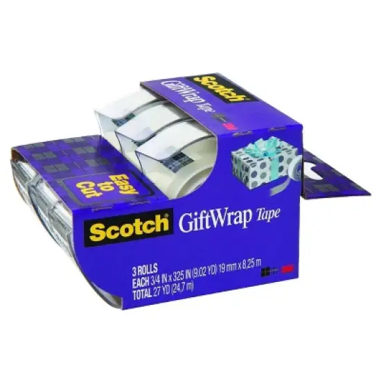 Scotch Gift Wrap Tape with Dispensers 3pk image {16}